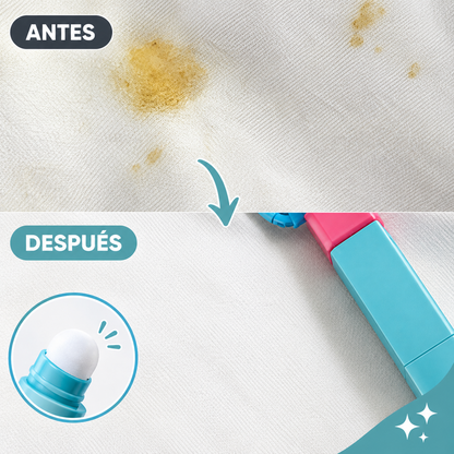 Quitamanchas en 3 segundos, doble cabeza