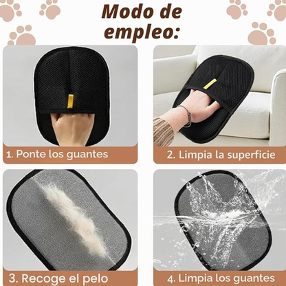 Guantes Quitapelos Para Mascotas